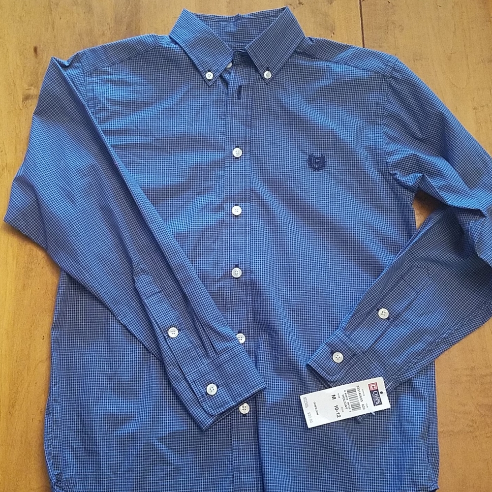CHAPS Boys' long sleeve shirt
